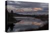 USA, Wyoming, Grand Teton National Park. Sunrise at Oxbow Bend in Grand Teton Range.-Jaynes Gallery-Stretched Canvas