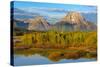 USA, WYoming, Grand Teton National Park. Sunrise on Snake River-Jaynes Gallery-Stretched Canvas