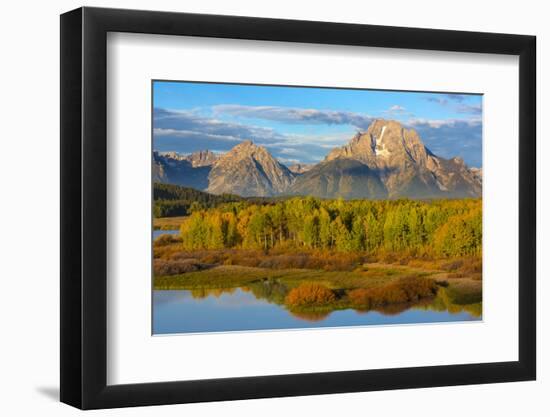 USA, WYoming, Grand Teton National Park. Sunrise on Snake River-Jaynes Gallery-Framed Photographic Print