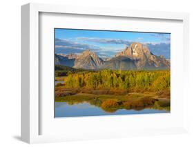 USA, WYoming, Grand Teton National Park. Sunrise on Snake River-Jaynes Gallery-Framed Photographic Print