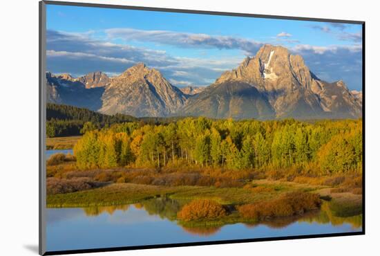 USA, WYoming, Grand Teton National Park. Sunrise on Snake River-Jaynes Gallery-Mounted Photographic Print