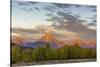 USA, WYoming, Grand Teton NP. Mount Moran and Teton Range at Sunrise-Jaynes Gallery-Stretched Canvas