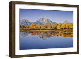 USA, Wyoming, Grand Teton NP, Mount Moran from Oxbow Junction-John Ford-Framed Photographic Print