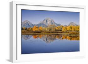 USA, Wyoming, Grand Teton NP, Mount Moran from Oxbow Junction-John Ford-Framed Photographic Print