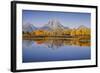 USA, Wyoming, Grand Teton NP, Mount Moran from Oxbow Junction-John Ford-Framed Photographic Print
