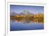 USA, Wyoming, Grand Teton NP, Mount Moran from Oxbow Junction-John Ford-Framed Photographic Print