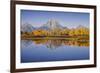 USA, Wyoming, Grand Teton NP, Mount Moran from Oxbow Junction-John Ford-Framed Photographic Print