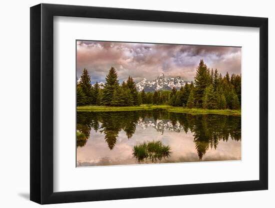 USA, Wyoming, Grand Teton's National Park Schwabacher Landing Sunrise-John Ford-Framed Photographic Print