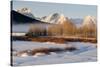 USA, Wyoming, Grand Tetons National Park. Oxbow Bend in Winter-Jaynes Gallery-Stretched Canvas