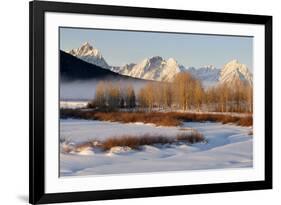 USA, Wyoming, Grand Tetons National Park. Oxbow Bend in Winter-Jaynes Gallery-Framed Photographic Print