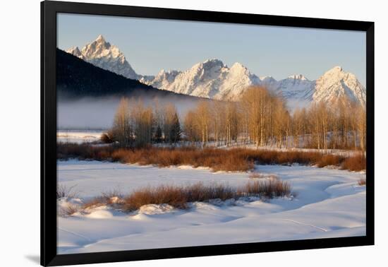 USA, Wyoming, Grand Tetons National Park. Oxbow Bend in Winter-Jaynes Gallery-Framed Photographic Print