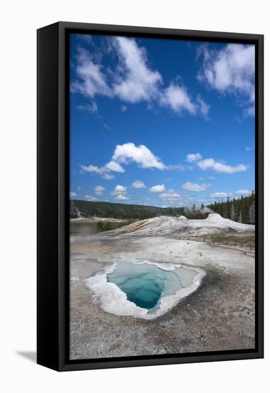 USA, Wyoming. Heart Spring, Yellowstone National Park.-Judith Zimmerman-Framed Stretched Canvas