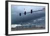 USA, Wyoming, Highway, Storm Clouds-Catharina Lux-Framed Photographic Print