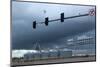 USA, Wyoming, Highway, Storm Clouds-Catharina Lux-Mounted Photographic Print