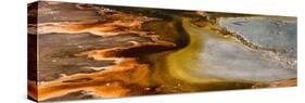 USA, Wyoming. Hydrothermal pools near Great Fountain Geyser, Yellowstone National Park.-Judith Zimmerman-Stretched Canvas