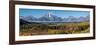 USA, Wyoming. Mount Moran and autumn aspens at the Oxbow, Grand Teton National Park.-Judith Zimmerman-Framed Photographic Print