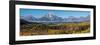 USA, Wyoming. Mount Moran and autumn aspens at the Oxbow, Grand Teton National Park.-Judith Zimmerman-Framed Photographic Print