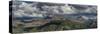 USA, Wyoming. Panoramic of Grand Teton and Teton Range from west side-Howie Garber-Stretched Canvas