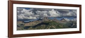 USA, Wyoming. Panoramic of Grand Teton and Teton Range from west side-Howie Garber-Framed Photographic Print