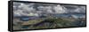 USA, Wyoming. Panoramic of Grand Teton and Teton Range from west side-Howie Garber-Framed Stretched Canvas