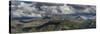 USA, Wyoming. Panoramic of Grand Teton and Teton Range from west side-Howie Garber-Stretched Canvas