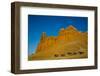 USA, Wyoming, Shell, Heard of Horses Running along the Red Rock hills-Terry Eggers-Framed Photographic Print