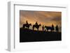 Usa, Wyoming, Shell, The Hideout Ranch, Cowboys in Silhouette at Sunset-Hollice-Framed Photographic Print