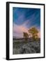 USA, Wyoming. Sunset clouds and cottonwoods, near Antelope Flats and Mormon Row, Grand Teton NP-Judith Zimmerman-Framed Photographic Print