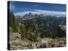 USA, Wyoming. View of Grand Teton and National Park from west, Jedediah Smith Wilderness-Howie Garber-Stretched Canvas