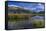 USA, Wyoming. White Rock Mountain and Squaretop Peak above Green River wetland-Howie Garber-Framed Stretched Canvas