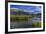 USA, Wyoming. White Rock Mountain and Squaretop Peak above Green River wetland-Howie Garber-Framed Photographic Print