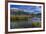 USA, Wyoming. White Rock Mountain and Squaretop Peak above Green River wetland-Howie Garber-Framed Photographic Print