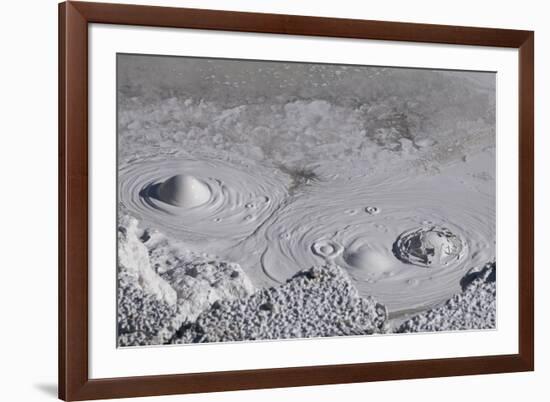 USA, Wyoming, Yellowstone National Park, Atrists' Paintpots. Boiling hot mud pots.-Cindy Miller Hopkins-Framed Photographic Print