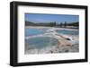 USA, Wyoming, Yellowstone National Park, Biscuit Basin, Black Diamond Pool.-Cindy Miller Hopkins-Framed Photographic Print