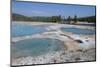 USA, Wyoming, Yellowstone National Park, Biscuit Basin, Black Diamond Pool.-Cindy Miller Hopkins-Mounted Photographic Print