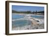 USA, Wyoming, Yellowstone National Park, Biscuit Basin, Black Diamond Pool.-Cindy Miller Hopkins-Framed Photographic Print