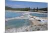 USA, Wyoming, Yellowstone National Park, Biscuit Basin, Black Diamond Pool.-Cindy Miller Hopkins-Mounted Photographic Print