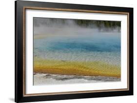 USA, Wyoming, Yellowstone National Park. Black Sand Basin, Rainbow Pool.-Cindy Miller Hopkins-Framed Photographic Print