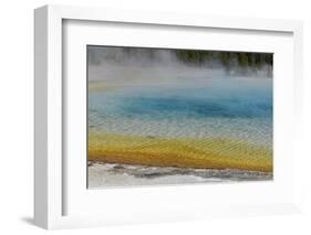 USA, Wyoming, Yellowstone National Park. Black Sand Basin, Rainbow Pool.-Cindy Miller Hopkins-Framed Photographic Print