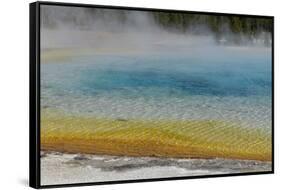 USA, Wyoming, Yellowstone National Park. Black Sand Basin, Rainbow Pool.-Cindy Miller Hopkins-Framed Stretched Canvas