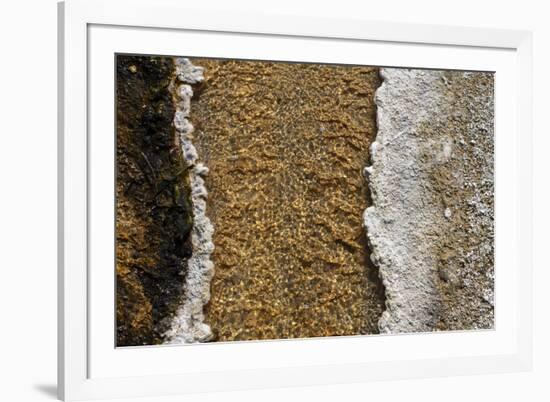 USA, Wyoming, Yellowstone National Park, Black Sand Basin. Volcanic hot water stream.-Cindy Miller Hopkins-Framed Photographic Print