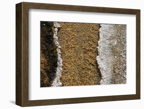 USA, Wyoming, Yellowstone National Park, Black Sand Basin. Volcanic hot water stream.-Cindy Miller Hopkins-Framed Photographic Print