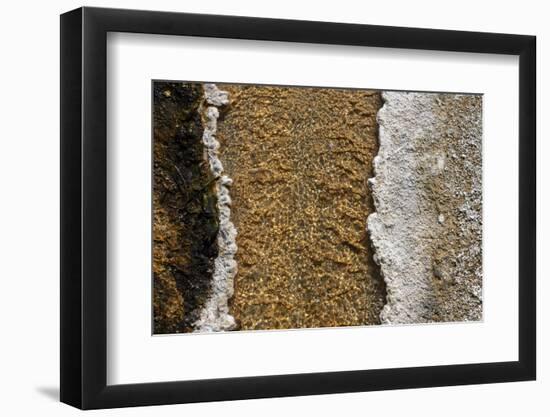 USA, Wyoming, Yellowstone National Park, Black Sand Basin. Volcanic hot water stream.-Cindy Miller Hopkins-Framed Photographic Print