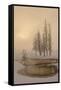 USA, Wyoming, Yellowstone National Park. Foggy Winter Scenic-Jaynes Gallery-Framed Stretched Canvas