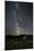 USA, Wyoming, Yellowstone National Park. Meteor streaks across Milky Way.-Jaynes Gallery-Mounted Photographic Print