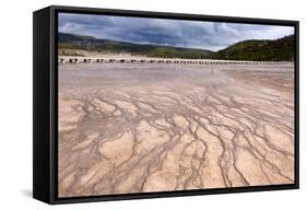 USA, Yellowstone National Park, Midway Geyser Basin-Catharina Lux-Framed Stretched Canvas