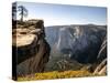 USA, Yosemite National Park, Taft Point-Mark Sykes-Stretched Canvas