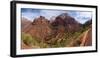 USA, Zion National Park, Panorama, Mountain Pass-Catharina Lux-Framed Photographic Print