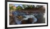 USA, Zion National Park, Panorama, Watchman and Virgin River-Catharina Lux-Framed Photographic Print