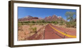 USA, Zion National Park, Panorama-Catharina Lux-Framed Photographic Print